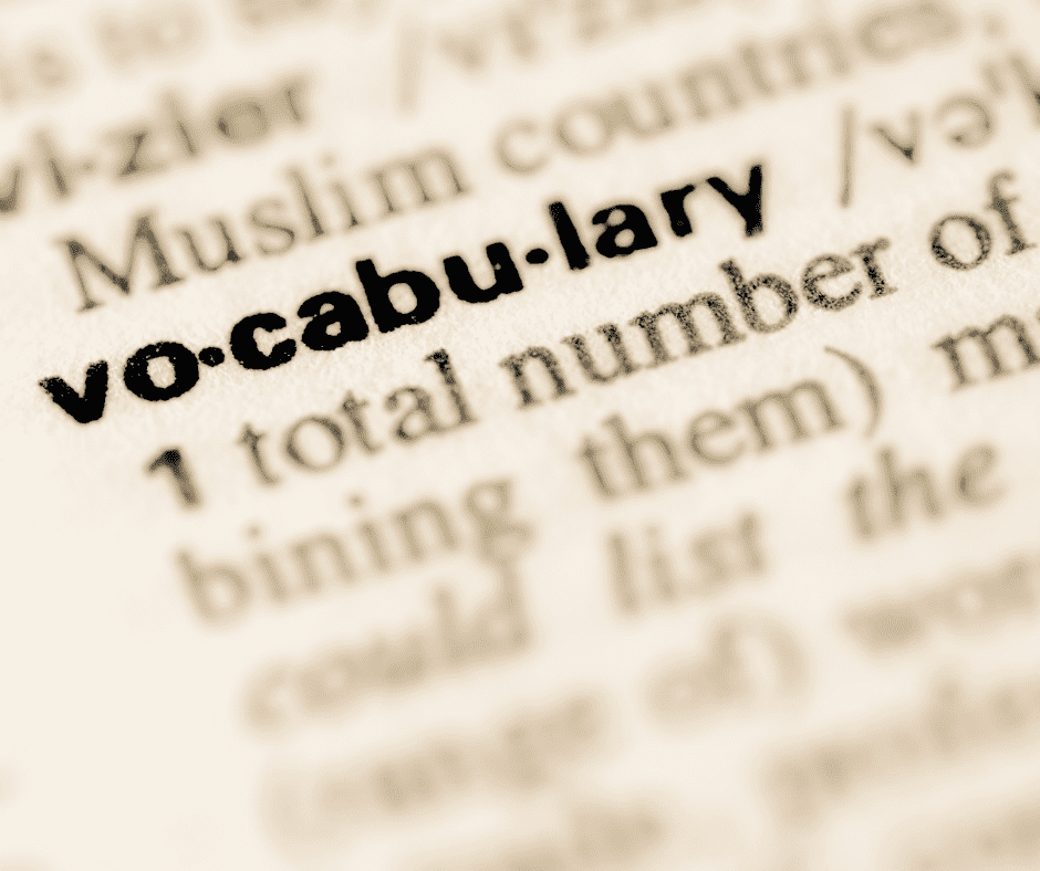 Improve vocabulary